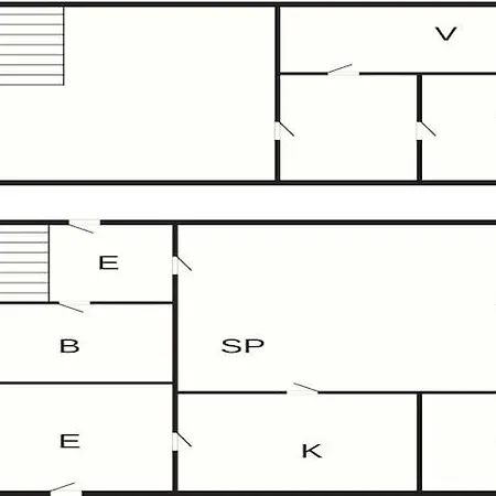 Casa de Férias 6 Person In Lokken-by Traum